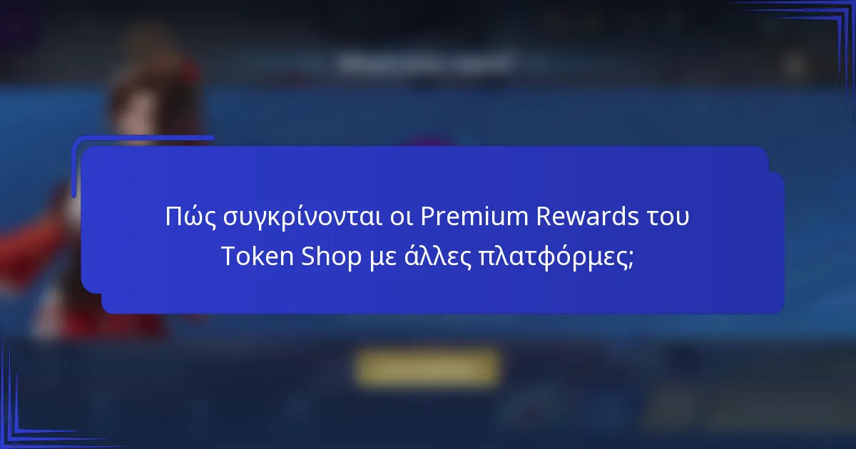 Πώς συγκρίνονται οι Premium Rewards του Token Shop με άλλες πλατφόρμες;