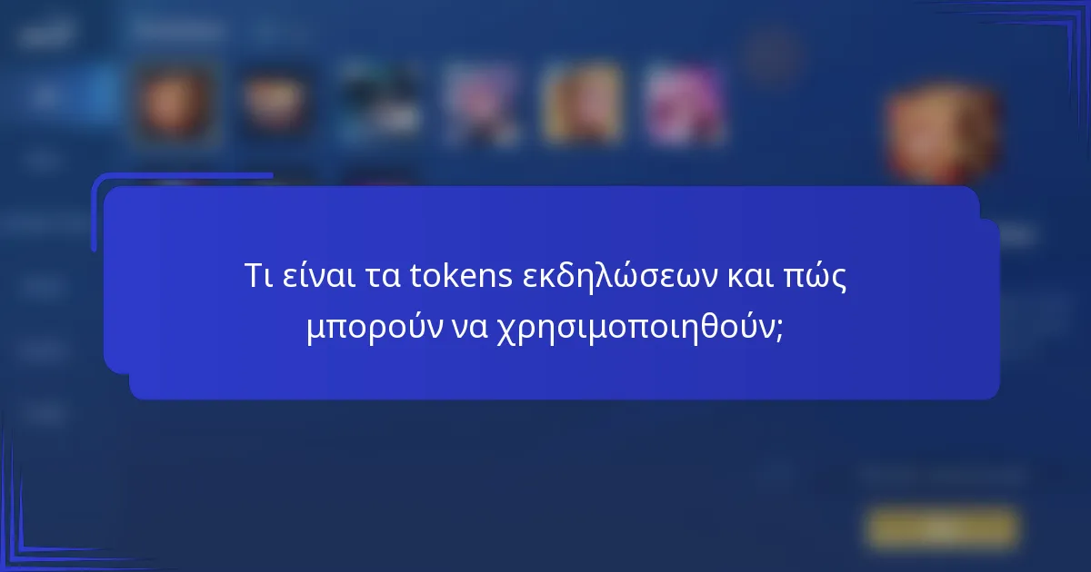 Τι είναι τα tokens εκδηλώσεων και πώς μπορούν να χρησιμοποιηθούν;